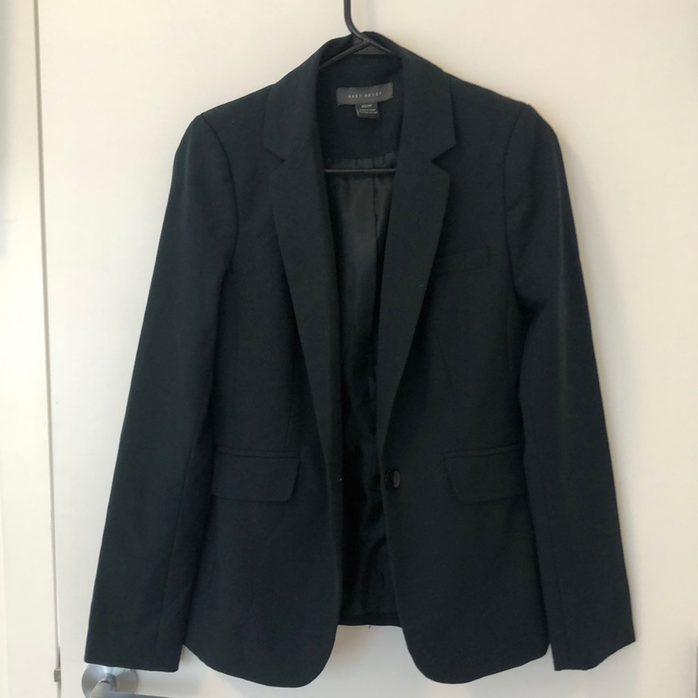 Dark green over sized blazer- SM - Suzy Shier